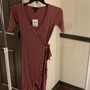 Wrap tie dress